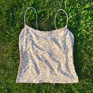 Cheetah Print Tank Top